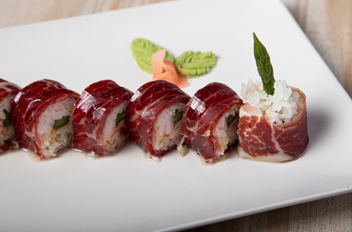 Uramaki de jamón ibérico