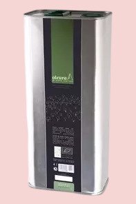 Aceite de oliva virgen extra ecológico Oleura arbequina 4 litros