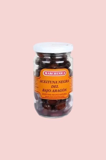 Aceitunas negras del Bajo Aragón Marchenica 200 gr