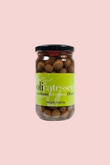 Aceitunas arbequinas ecológicas Olicatessen 160 gr