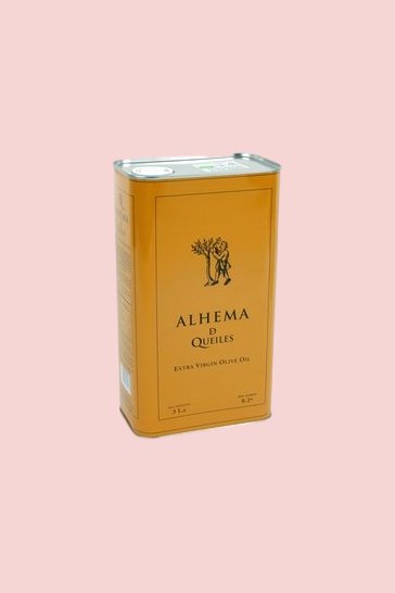 Aceite de oliva virgen extra ecológico Alhema de Queiles arbequina 3 litros