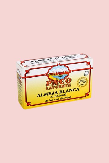 Almejas blancas de las Rías Gallegas Paco Lafuente 10/12 uds.