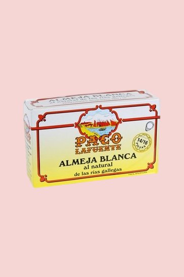 Almejas blancas al natural de las Rías Gallegas Paco Lafuente 14/16 u.