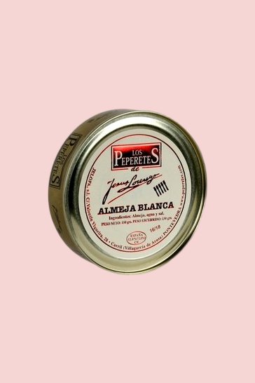 Almejas blancas Los Peperetes 16/18 uds. 150 gr