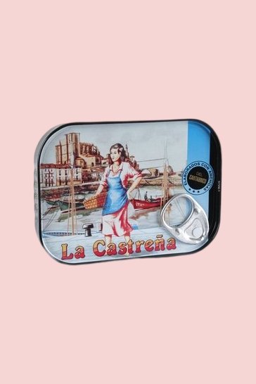 Filetes de anchoa del Cantábrico en aceite de oliva La Castreña 78 gr