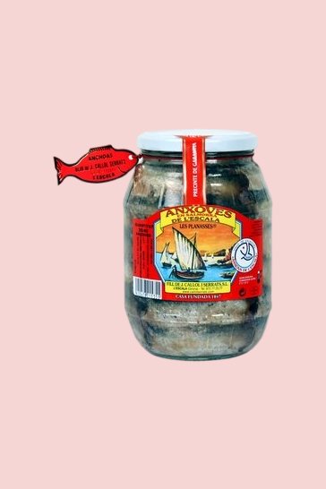 Anchoas de l'Escala en salazón Callol Serrats 1450 gr - 35/40 u.