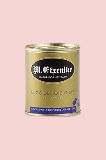 Bloc de foie-gras de pato M. Etxenike 130 gr