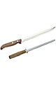 Cuchillo jamonero, y afilador