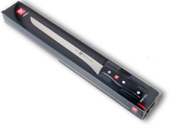 Cuchillo jamonero Pollux en su estuche