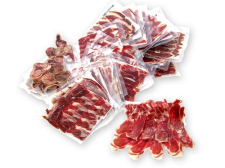 Jamón ibérico loncheado todo