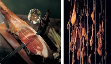Jamón Serrano, y bodega de jamones serranos