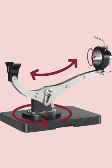 Jamonero Buarfe Elite Plus Inox en polietileno regulable