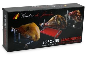 Caja del soporte jamonero, anverso