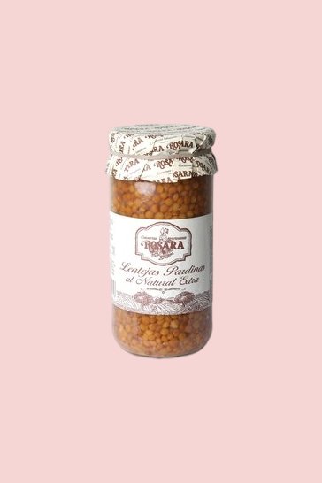 Lentejas Pardinas al natural extra Rosara 660 gr