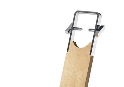 Fijación de la caña del jamón