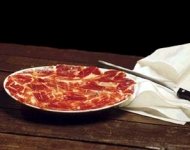 Lonchas de jamón ibérico de Huelva