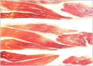 Lonchas de jamón de Jabugo