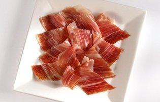 Lonchas veteadas de jamón duroc