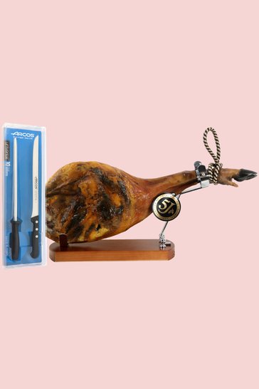Cesta de navidad con paletilla Lote Osborne