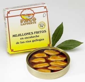 Lata de mejillones en escabeche Paco Lafuente