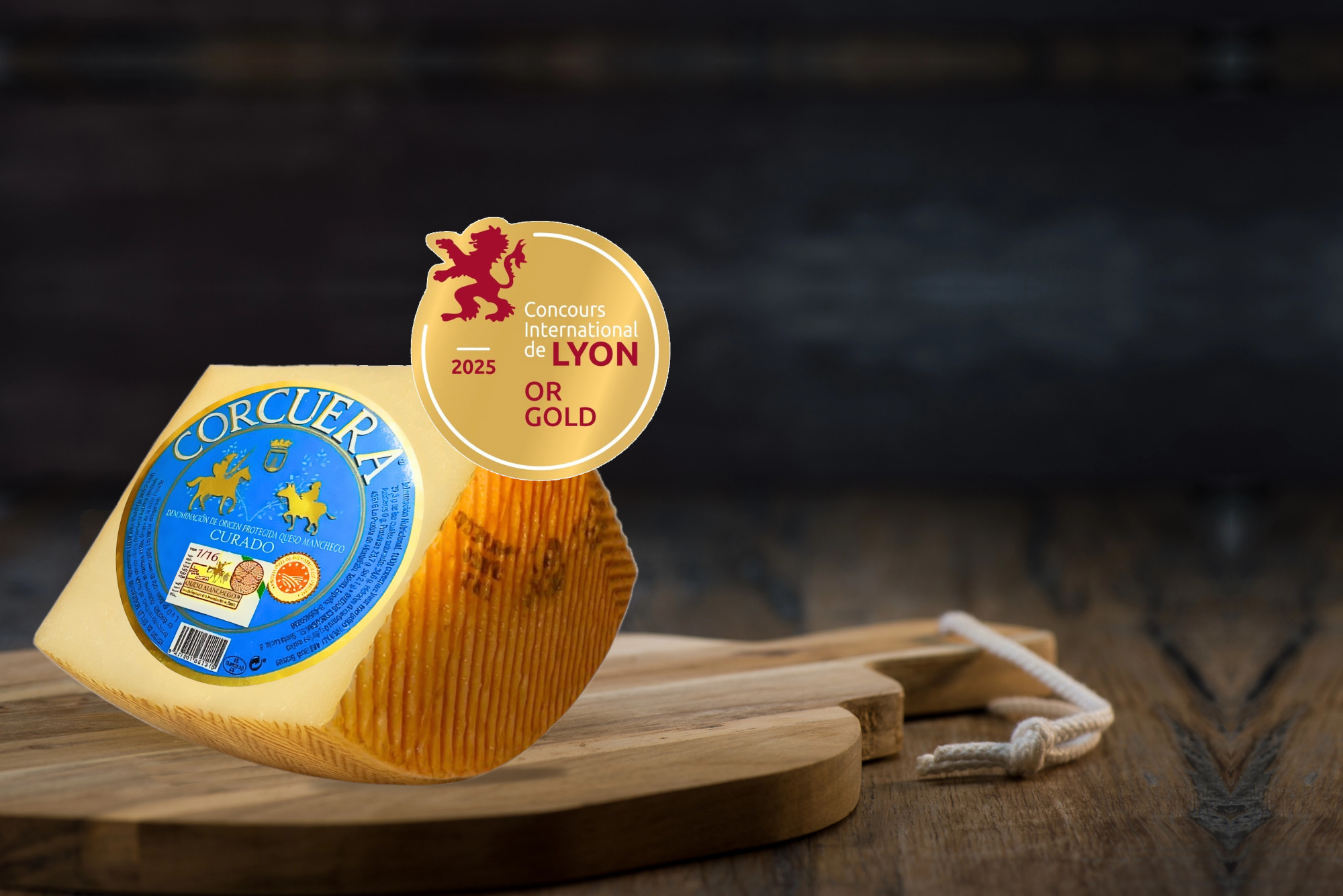 Cuarto de queso Gold Lyon 2025 de regalo