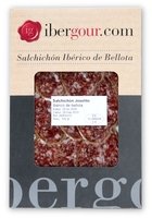 Salchichón Joselito ibérico de bellota en lonchas en un estuche