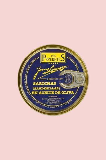Sardinillas en aceite de oliva Los Peperetes 150 gr