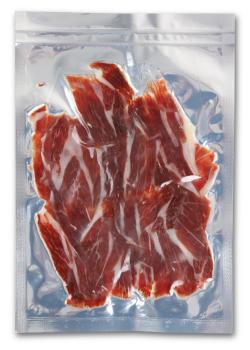Sobre de 100 g de jamón cortado a cuchillo