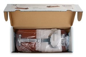 El soporte jamonero Buarfe, en su caja