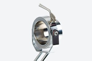 Sistema de casquillos giratorios para sujetar el jamón