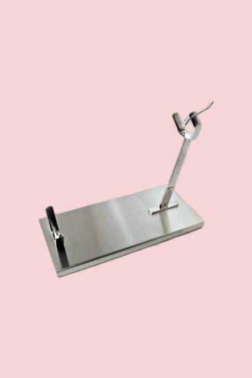 Jamonero plegable en acero inoxidable