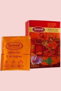 Té de azafrán Azafranda, caja de 25 sobres