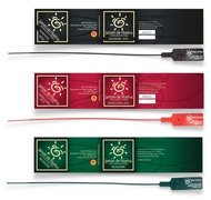 Etiquetas que certifican la calidad de los jamones de la denominación de origen Jamón de Jabugo
