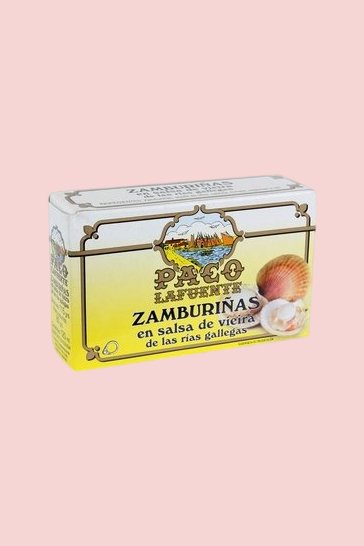 Zamburiñas en salsa de vieira de las Rías Gallegas Paco Lafuente 115 g